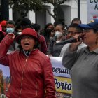 Plaza Grande en Quito, es el lugar donde familiares y amigos de desaparecidos se reúnen.
