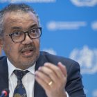 Imagen de Archivo del director general de la OMS, Tedros Adhanom Ghebreyesu.  EFE/EPA/MARTIAL TREZZINI