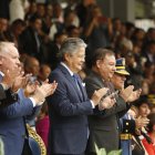 En el evento también estuvo el ministro del Interior, Juan Zapata, y el comandante Fausto Salinas.