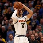 Jamal Murray fue el máximo anotador en la victoria de los Nuggets con 32 puntos.