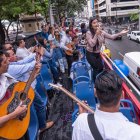 Jornada. Por sitios icónicos de la ciudad también llegaron los recitales.