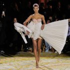 PAL USE ONLY - For Non-Editorial use please seek approval from Fashion House) A model walks the runway during the Viktor & Rolf Haute Couture Spring Summer 2023 show as part of Paris Fashion Week on January 25, 2023 in Paris, France. (Photo by Francois Durand/Getty Images)