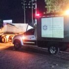 Jipijapa. Así quedó el camión tras choque en una vía rural de Manabí.