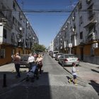 Escena. Uno de los barrios españoles.