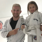 Lucía entrena jiu jitsu brasileño desde hace un año, pero le pone todo su esfuerzo y sacrificio para ser campeona.