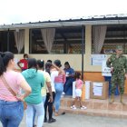 Personal militar resguardó las Juntas Receptoras del Voto (JRV).