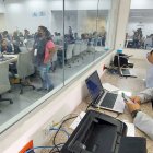 Centro de computo, de digitalización, validación y verificación de actas escrutadas en la delegación provincial del Guayas