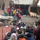 Toma del desastre en Turquía.