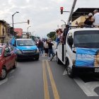 Las cartas victoriosas del correísmo en Guayas, Álvarez y Aguiñaga, realizaron una caravana.