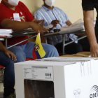 Escrutinio. La votación de la consulta popular es de las últimas en la provincia del Guayas que ingresarán al sistema informático del CNE.