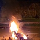 Los presuntos delincuentes dejaron el vehículo abandonad luego de los gritos de los vecinos