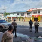 Quinindé. Elementos de las Unidades Técnicas Antiexplosivos de la Policía Nacional acudieron al lugar.