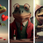 Dino San Valentín, Dino "El Profesor" de la Casa de Papel, y Dino Periodista.