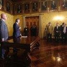 El presidente Lasso pidió a los nuevos funcionarios cumplir el código de ética y escuchar a la ciudadanía.