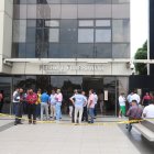 Justicia. La Unidad Judicial Sur (Valdivia), donde se congregaron transportistas por audiencia contra Cabildo.