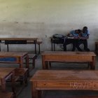 Niños asisten a un colegio en la comuna de Tabarre, distrito de Puerto Príncipe (Haití), en una fotografía de archivo. EFE/ Johnson Sabin
