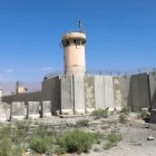 Vista de la base aérea estadounidense de Bagram, a unos 50 kilómetros al norte de la capital Kabul, el 3 de julio de 2021. EFE/EPA/HEDAYATULLAH AMID