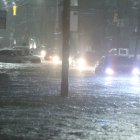 Así permanecieron las calles la noche del pasado 9 de febrero.