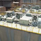 Empresa.- Una de las instalaciones de Usiminas.