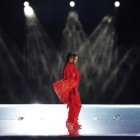 La cantante estadounidense deslumbró en el escenario.