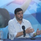 Aquiles Álvarez, alcalde electo de Guayaquil, ofreció una rueda de prensa en el Hotel Ramada