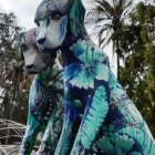 Gigante. La edificación más alta llega hasta 3 metros y la menor a 2,5.