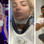 Keviam Cazon compartió con Expreso una foto en la que lleva collarín.