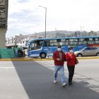 Proceso. El puente, en Carapungo, está próximo a inaugurarse