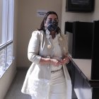 La exprimera dama Rosa Elena Bonilla asiste a un juicio hoy, en la Corte Suprema de Justicia, en Tegucigalpa (Honduras), en una fotografía de archivo.