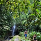 Itinerario. En Balsapamba hay varias cascadas que se pueden recorrer.