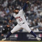 Cristian Javier seguirá en los Astros con nuevo contrato mejorado.