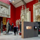 La catedral de Notre Dame, en una exhibición de preinauguración.