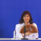 La expresidenta y actual vicepresidenta de Argentina, Cristina Fernández, durante un acto público, en Buenos Aires (Argentina).