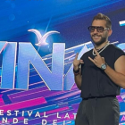 Tres Dedos en su primera aparición ante la prensa chilena.