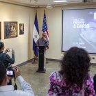 Managua. Momentos de la inauguración de la exposición de arte.