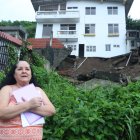 1. Vivienda. La casa quedó sin parte de su patio, tras la caída del muro en la ciudadela El Paraíso.