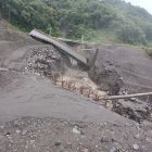 Petroecuador reportó la para en el SOTE por el colapso de un puente en el río Marker.