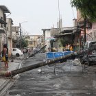 Durante el feriado, dos postes de luz se cayeron en la Florida Norte.