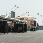 El material de los equipos llegó este miércoles 22 a las inmediaciones de la pista Sakhir.