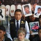 Familiares de los fallecidos en las protestas antigubernamentales del 9 de enero de 2023 se manifiestan para exigir "justicia" y "garantías de no repetición" ante dichos hechos, hoy, en Lima (Perú). Los familiares de los fallecidos en las protestas antigubernamentales en el sur de Perú pidieron este jueves en Lima "justicia" y "garantías de no repetición" ante los hechos ocurridos el 9 de enero pasado en la ciudad de Juliaca, donde murieron 18 manifestantes en una sola jornada de enfrentamientos con la Policía.