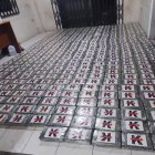 Incautación. Droga hallada en una casa de Santa Lucía.