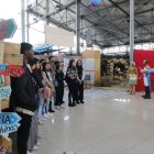 Discurso. Los distintos monigotes, que representan a personajes de la historia, presentan con audios su versión de los hechos.