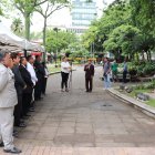 El homenaje se realizó este viernes 24 de febrero, a casi tres años del inicio de la pandemia en el país.