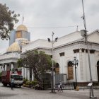 Fotografía del Palacio Federal Legislativo, sede de la Asamblea Nacional de Venezuela, el 15 de febrero de 2023, en Caracas (Venezuela)