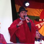 Pronunciamiento. La Conaie dio el anuncio de las resoluciones colectivas, tras el Consejo Ampliado de su estructura organizativa.