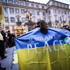 En un sinnúmero de países, como en Italia, se han desarrollado protestas en contra de Rusia por su carrera armamentista.