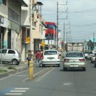 En Capitán Nájera y la Novena se invade el carril de la ciclovía.