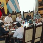 Sesión. El Concejo Cantonal aprobó la ordenanza relacionada con la tarjeta única el 13 de abril del 2022.