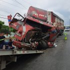 Uno de los accidentes se registró en la vía a Daule
