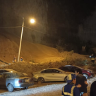 Miembros del Cuerpo de Bomberos acudieron al sitio.